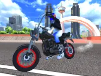 simulator game mengemudi-lalu lintas sepeda motor Screen Shot 3