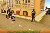 BMX bisiklet taksi sürüş sim 2018 Screen Shot 0