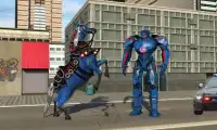 Us Cop Muscle Car Robot Tansformation Robot Horse Screen Shot 0