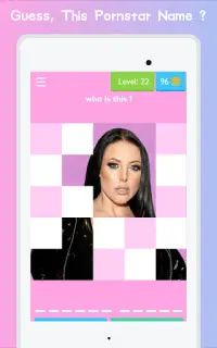 Guess Hot Pornstar, Adult Film Actress Quiz Game Screen Shot 12