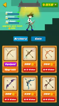 Stick Hero Archer Fight Screen Shot 6