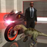 Motorcycle Driving: Dino Rush