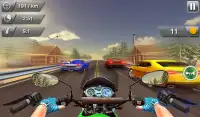 पागल मोटो बाइक सवार - भारी ट्रैफिक बाइक रेसिंग Screen Shot 11