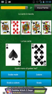 Poker Hands Quiz Screen Shot 2