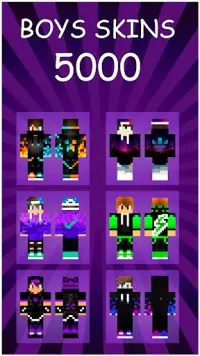 Jungen Skins für Minecraft PE Screen Shot 0