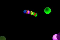 Simple Snake Game with Bubbles Screen Shot 0