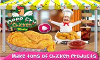 Deep Fry Chicken Cooking Game Screen Shot 0