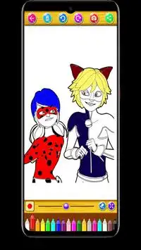 Miraculous Ladybug Coloring Book Screen Shot 0