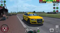 Crazy Taxi Car Game: 택시 심 Screen Shot 0