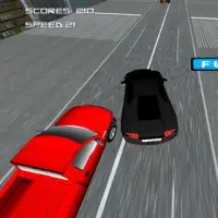 Las carreras de coches Screen Shot 2