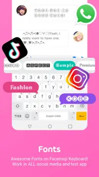 Facemoji Emoji كيبورد Pro Screen Shot 4