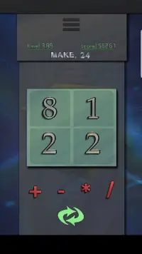 Math 24 - Brain Training Math Card Game Screen Shot 5