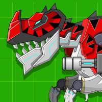 Red T-Rex Robot Dinosaur