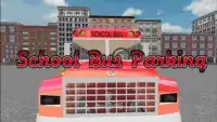 School Bus Parking Driving 3D Screen Shot 0
