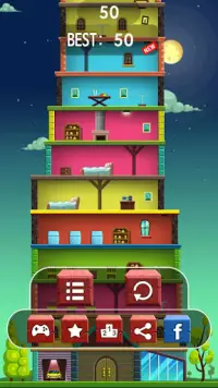 The Tower Mania : Tiny Blocks Screen Shot 1
