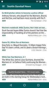 Seattle Baseball News Screen Shot 0
