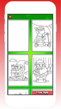 Santa Coloring Christmas Book Games - for kids Screen Shot 5