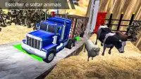 Fazenda Animal Caminhão Dirigindo Aventura Screen Shot 3