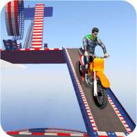 SuperHero Mega Ramp Stunt Bike Impossible Tracks