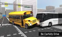 Schoolbus Coach Simulator 3D Screen Shot 2