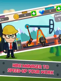 Idle olio Miner: Tap Clicker Denaro Giochi Tycoon Screen Shot 4