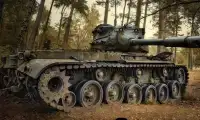 Брошенный танк лес побег Screen Shot 0