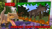 Jurassic craft dinosaurs mod Screen Shot 2