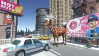Deer Simulator Animal City  - Christmas Reindeer Screen Shot 0