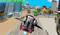 Flying Police Car Robot Hero: Robot Games Screen Shot 7