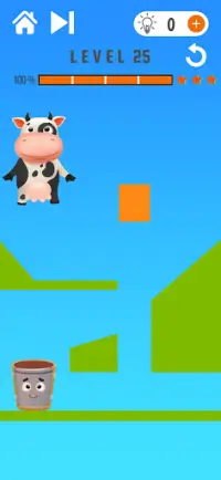 Happy Cow - Draw Line Puzzle Screen Shot 2