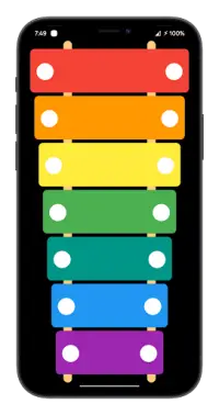 Xylophone: Fun Music Game App Screen Shot 0