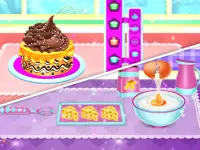 Cake Make: Food Cooking Game for Girls Screen Shot 0