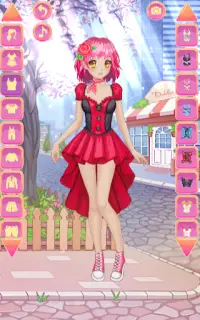 Dress up games for girls - ANIME KAWAII DRESS UP Screen Shot 2