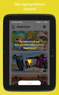 Giant Earn - Play Free Games and Earn Money Daily Screen Shot 13