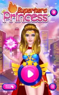 superhéroe princesa juego de vestir chica Screen Shot 4