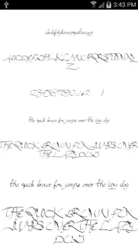 Script Fonts Message Maker Screen Shot 5