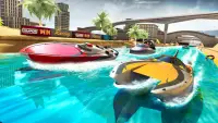 Water Boat Speed ​​Racing Simulator Screen Shot 2