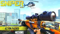 Sniper 2021: gun aksyon shooting games Screen Shot 0
