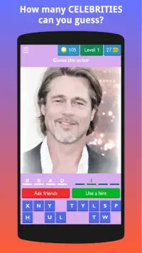 Guess The Celebrity Quiz 2019: Earn Money Cash App Screen Shot 0