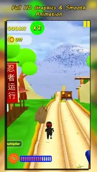 Subway Ninja Run Cepat Screen Shot 5