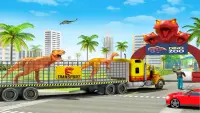 Camion transport animaux dino Screen Shot 3