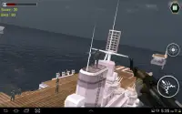 سفينة حربية البحرية الرماية 3D Screen Shot 3