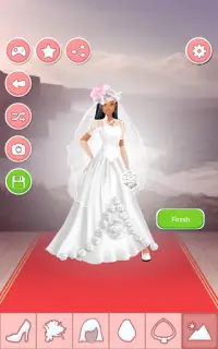Jogos de vestir noivas Screen Shot 10