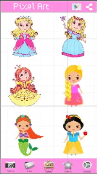Fairy & Princess Color By Number Screen Shot 1