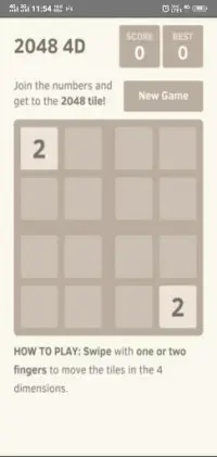 2048 Game - Puzzle game Screen Shot 0