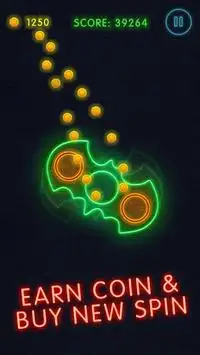 Fidget Spinner Glow Simulator Screen Shot 2