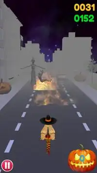 Unity Chan Halloween Running- Horror Zombie Runner Screen Shot 3