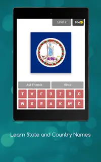 State and Country Flag Quiz Screen Shot 8