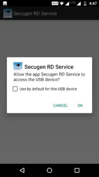 SecuGen RD Service Screen Shot 0