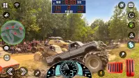 Schlamm-LKW-Drag-Racing-Spiele Screen Shot 2